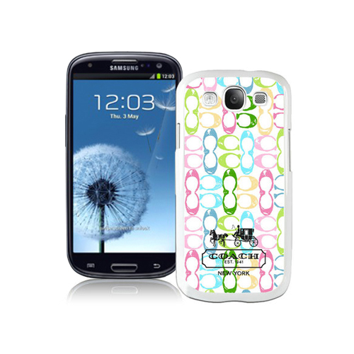 Coach Logo Monogram Multicolor Samsung Galaxy S3 9300 BGK | Women - Click Image to Close